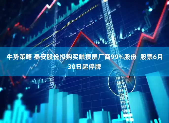 牛势策略 秦安股份拟购买触摸屏厂商99%股份  股票6月30日起停牌